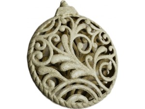 Bombka - zawieszka płaska