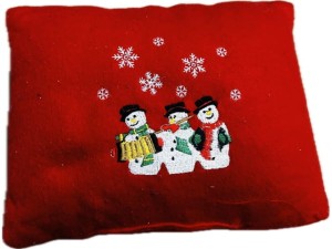 Poduszka świąteczna - czerwona