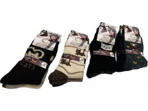 Skarpetki damskie angora wool mix wzorów