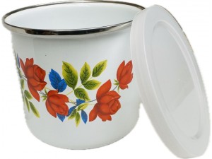 Kubek emaliowany z uchem