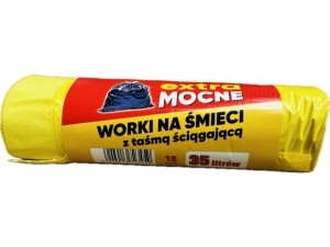 Worki na śmieci z taśma 35l