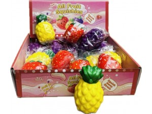 Gniotek - Zabawka antystresowa - truskawka ananas