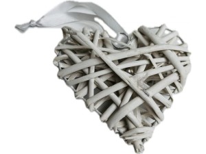 Serce wiklinowe do zawieszenia